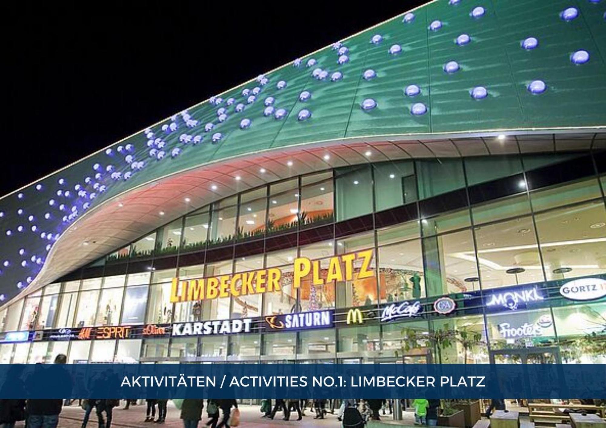 Rtr Essen - Fuer Bis Zu 8 Personen - Voll Ausgestattet - Zentral Limbecker Platz - Messe - Uniklinikum - Smart Tv - Modern公寓 外观 照片